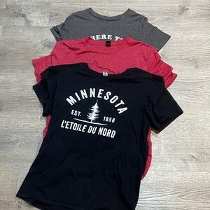 Minnesota Graphic T-Shirts Set